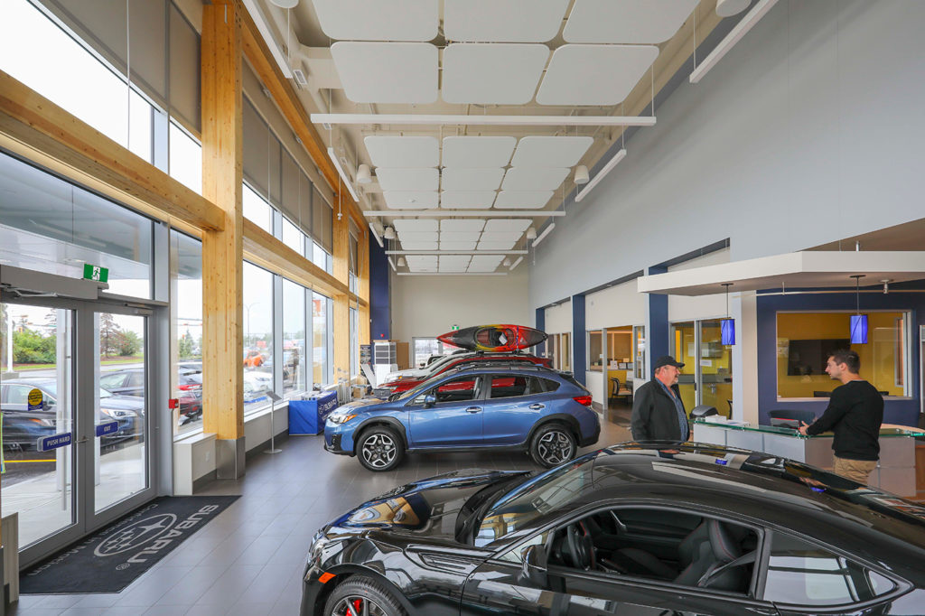 Scott Subaru, a Passive House-certified dealership in Alberta, Canada