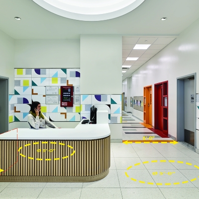 Corona 3k School Lobby