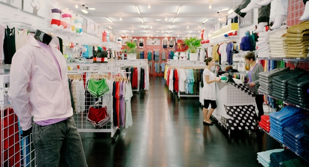 Interior from storefront